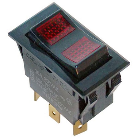 Dynamic Cooking Systems Power Switch 1-5/8 X 3/4 Spdt Ctr-Off 16087-1